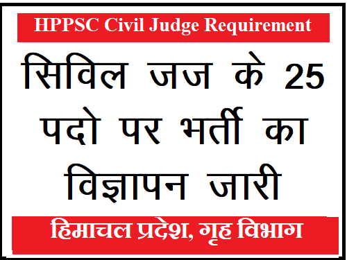 HPPSC Civil Judge Requirement 2024