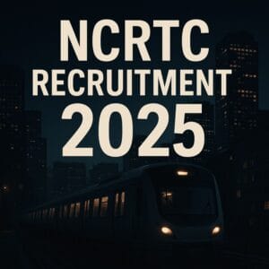 NCRTC Requitement 2025